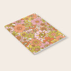 Spooky Groovy Flower Print Notebook Gallery Image 2