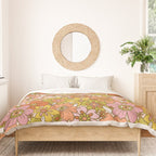 Spooky Groovy Flower Print Duvet Cover Gallery Image 3