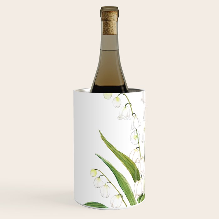 white lily of valley Wine Chiller Gallery Image 2