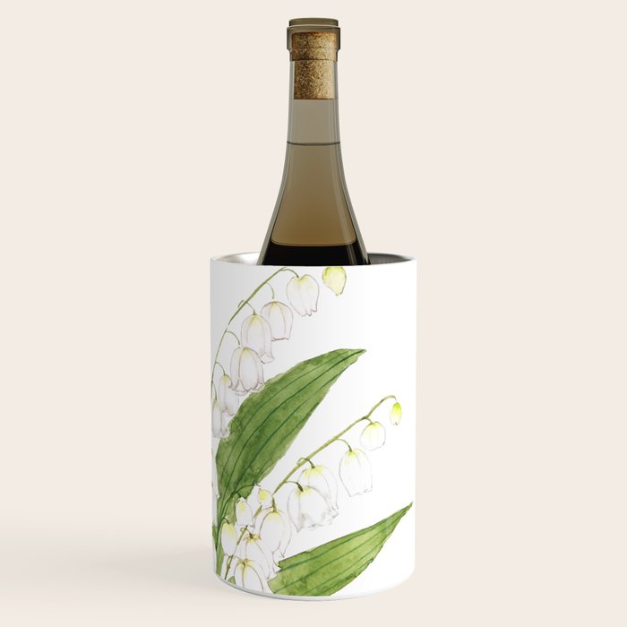 white lily of valley Wine Chiller Gallery Image 3