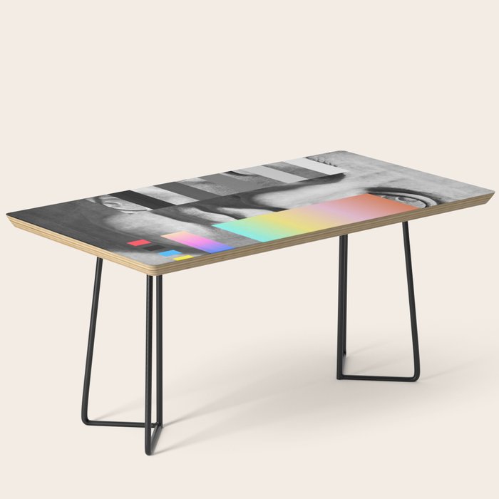 Sculpture of a Man With Shifting Patterns 1 Coffee Table Gallery Image 1