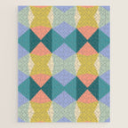  Mid-century Modern Geometric Pattern Jigsaw Puzzle Gallery Image 1