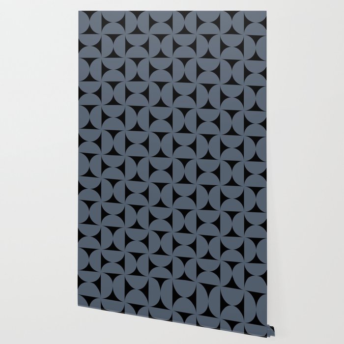Bauhaus Mid Century Modern Geometric Pattern VIII Wallpaper Gallery Image 2