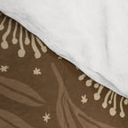 Whimsical Florals / Orange & Brown Comforter Gallery Image 4