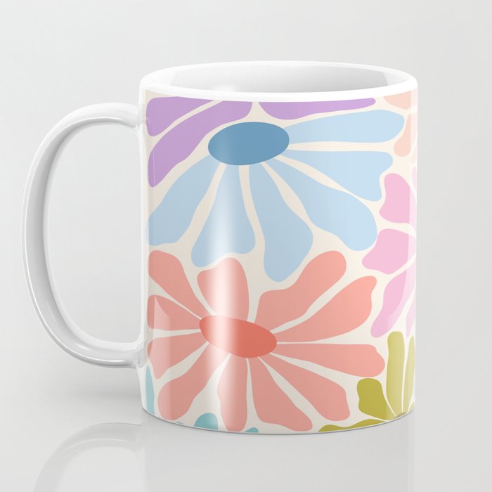 Colors of Joy - Groovy Flowers Coffee Mug Gallery Image 3