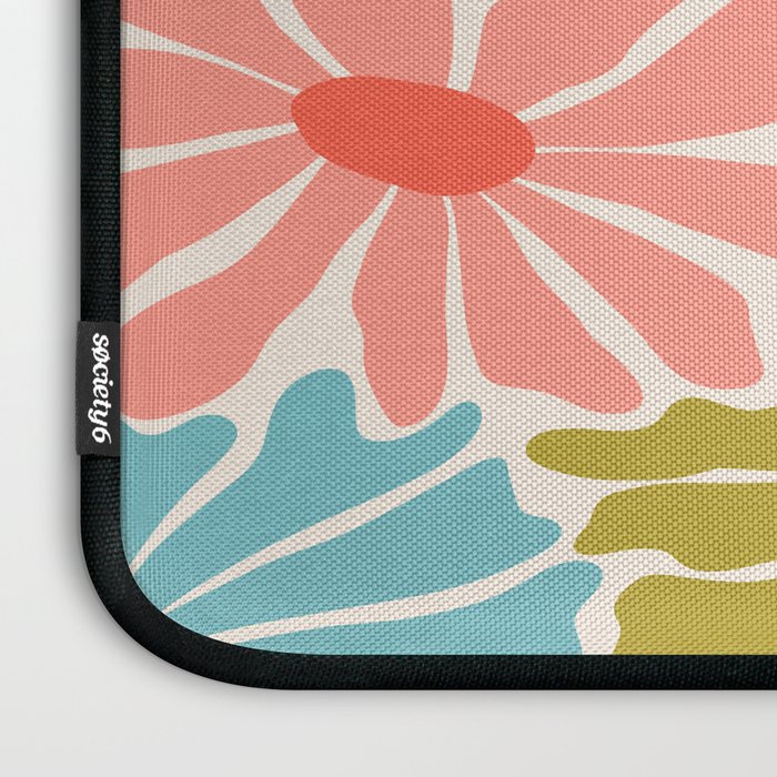 Colors of Joy - Groovy Flowers Laptop Sleeve Gallery Image 3