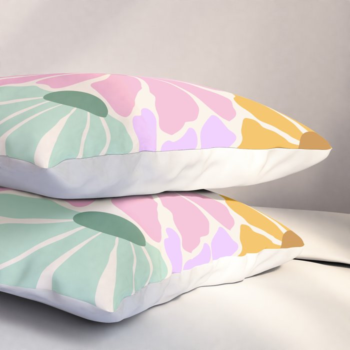 Colors of Joy - Groovy Flowers Pillow Sham Gallery Image 3
