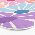 Colors of Joy - Groovy Flowers Bath Mat Gallery Image 3