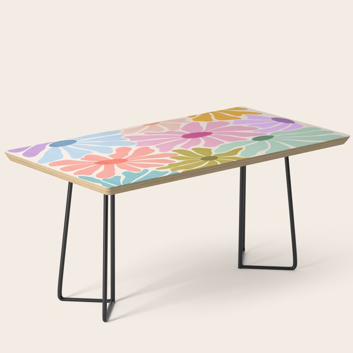 Colors of Joy - Groovy Flowers Coffee Table Gallery Image 1