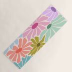 Colors of Joy - Groovy Flowers Yoga Mat Gallery Image 1