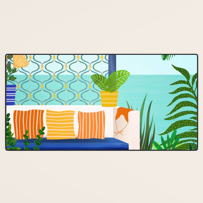 Sanctuary - Tropical Garden Villa Desk Mat Gallery Image 3