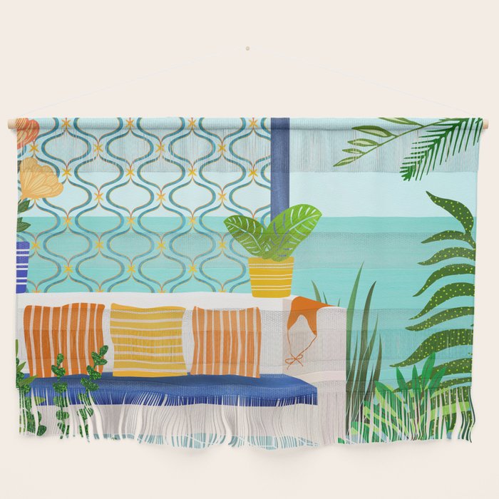 Sanctuary - Tropical Garden Villa Wall Hanging Gallery Image 1