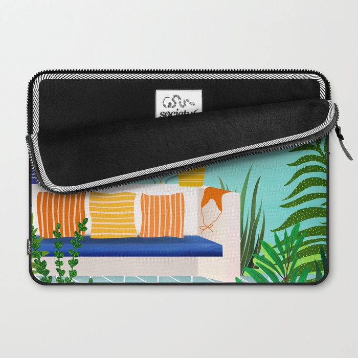 Sanctuary - Tropical Garden Villa Laptop Sleeve Gallery Image 2