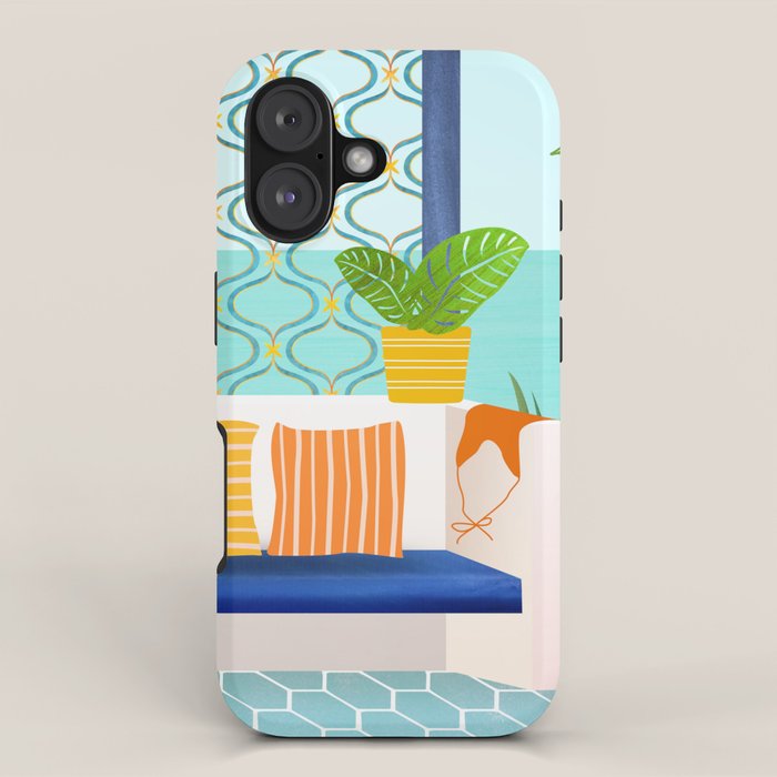 Sanctuary - Tropical Garden Villa iPhone Case Gallery Image 1