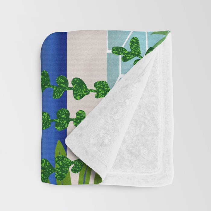 Sanctuary - Tropical Garden Villa Throw Blanket Gallery Image 3