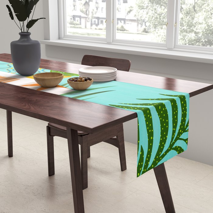 Sanctuary - Tropical Garden Villa Table Runner Gallery Image 2