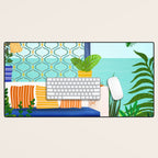 Sanctuary - Tropical Garden Villa Desk Mat Gallery Image 1