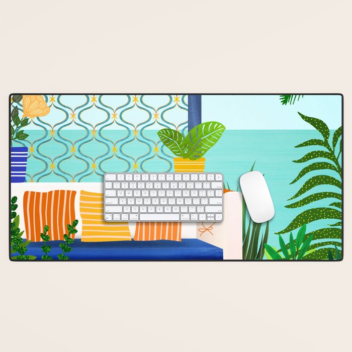 Sanctuary - Tropical Garden Villa Desk Mat Gallery Image 1