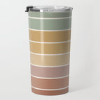 Gradient Arch XXVII Earthy Mid Century Modern Rainbow Travel Mug Gallery Image 3