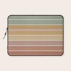 Gradient Arch XXVII Earthy Mid Century Modern Rainbow Laptop Sleeve Gallery Image 1