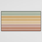 Gradient Arch XXVII Earthy Mid Century Modern Rainbow Desk Mat Gallery Image 3