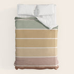 Gradient Arch XXVII Earthy Mid Century Modern Rainbow Duvet Cover Gallery Image 6