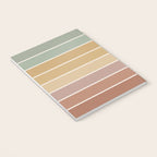 Gradient Arch XXVII Earthy Mid Century Modern Rainbow Notebook Gallery Image 3