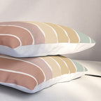 Gradient Arch XXVII Earthy Mid Century Modern Rainbow Pillow Sham Gallery Image 3