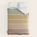 Gradient Arch XXVII Earthy Mid Century Modern Rainbow Comforter Gallery Image 6