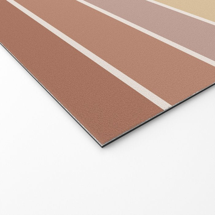 Gradient Arch XXVII Earthy Mid Century Modern Rainbow Welcome Mat Gallery Image 2