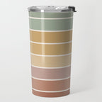 Gradient Arch XXVII Earthy Mid Century Modern Rainbow Travel Mug Gallery Image 2