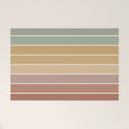 Gradient Arch XXVII Earthy Mid Century Modern Rainbow Welcome Mat Gallery Image 1