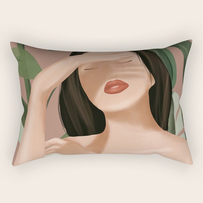 Gentle Beauty Rectangular Pillow Gallery Image 1
