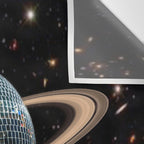 Saturn Disco II Wall Tapestry Gallery Image 3