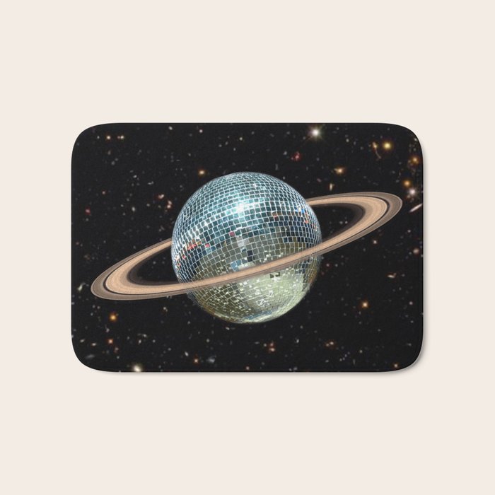 Saturn Disco II Bath Mat Gallery Image 1