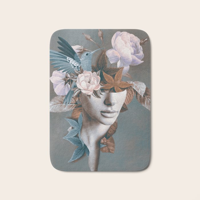 Floral Portrait 11 Bath Mat Gallery Image 1