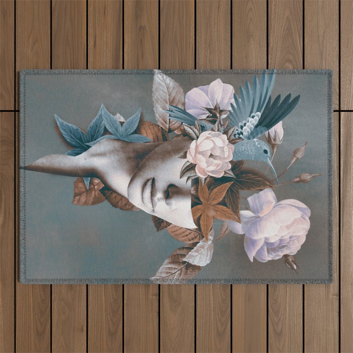 Floral Portrait 11 Outdoor Rug Gallery Image 1