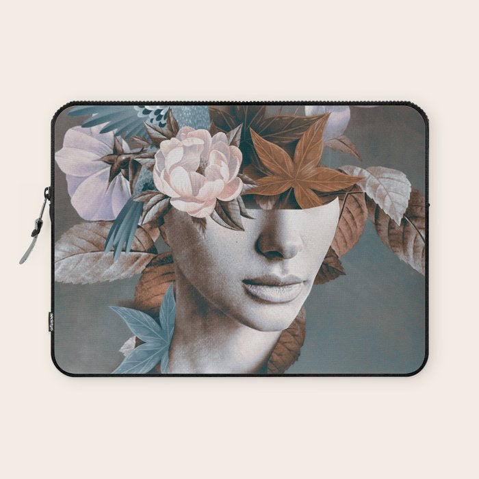 Floral Portrait 11 Laptop Sleeve Gallery Image 1