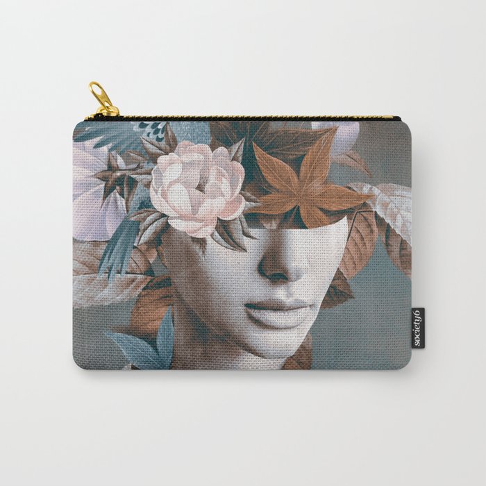 Floral Portrait 11 Carry All Pouch Gallery Image 1