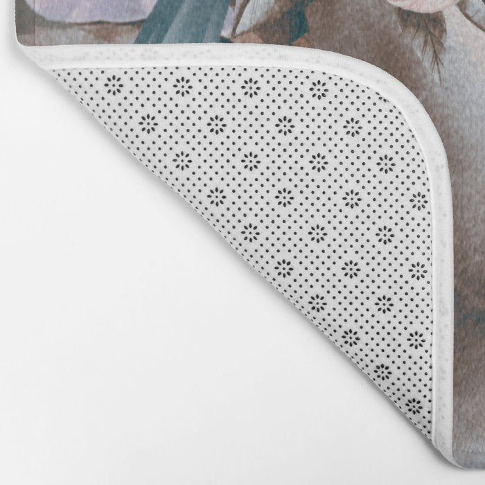 Floral Portrait 11 Bath Mat Gallery Image 2