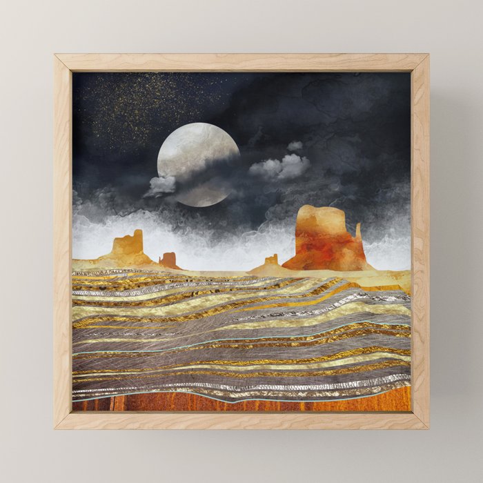 Metallic Desert Mini Art Print Gallery Image 1