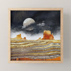 Metallic Desert Mini Art Print Gallery Image 1