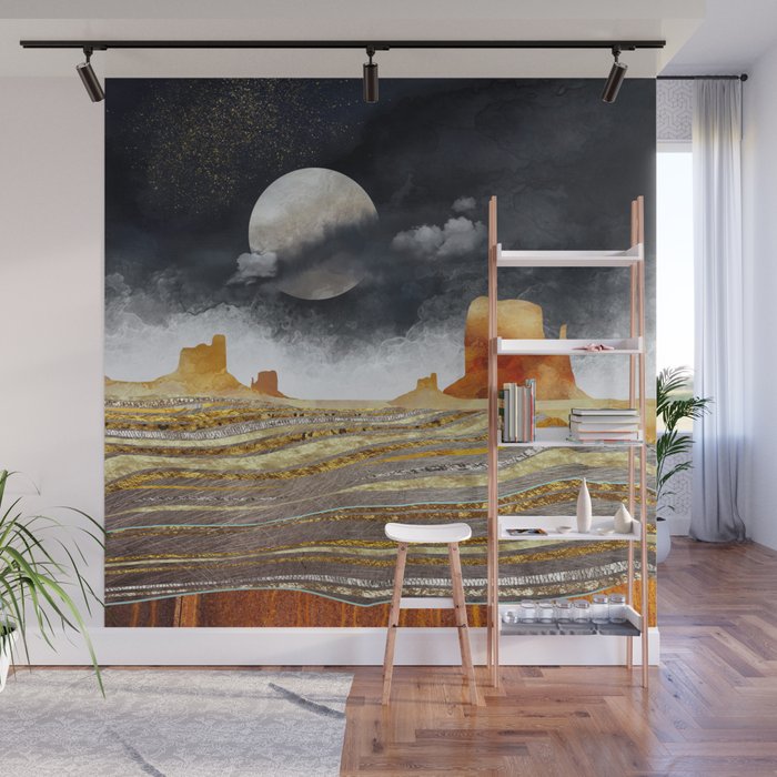 Metallic Desert Wall Mural Gallery Image 1