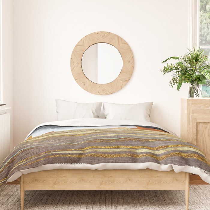 Metallic Desert Duvet Cover Gallery Image 3