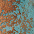 Tarnished in Teal and Copper Rust Coffee Mug Gallery Image 2
