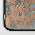 Tarnished in Teal and Copper Rust Laptop Sleeve Gallery Image 3