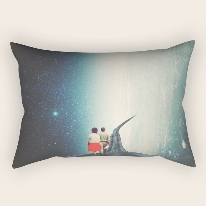Just Walk Beside Me Rectangular Pillow Gallery Image 1