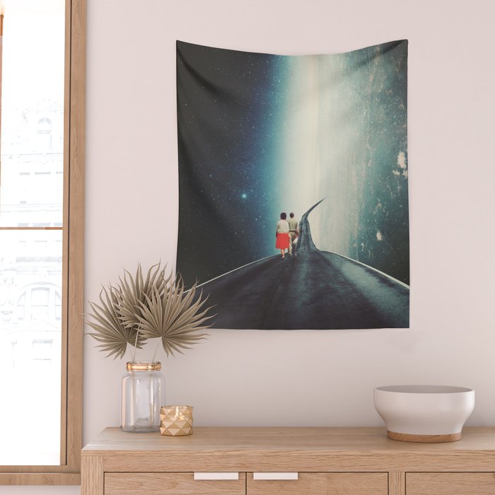 Just Walk Beside Me Wall Tapestry Gallery Image 2