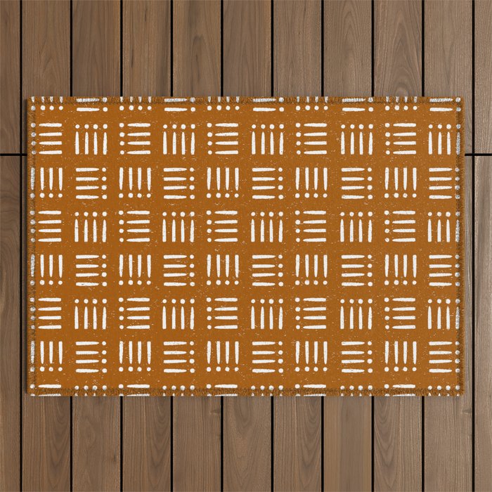 Mudcloth | Clay Outdoor Rug Gallery Image 1