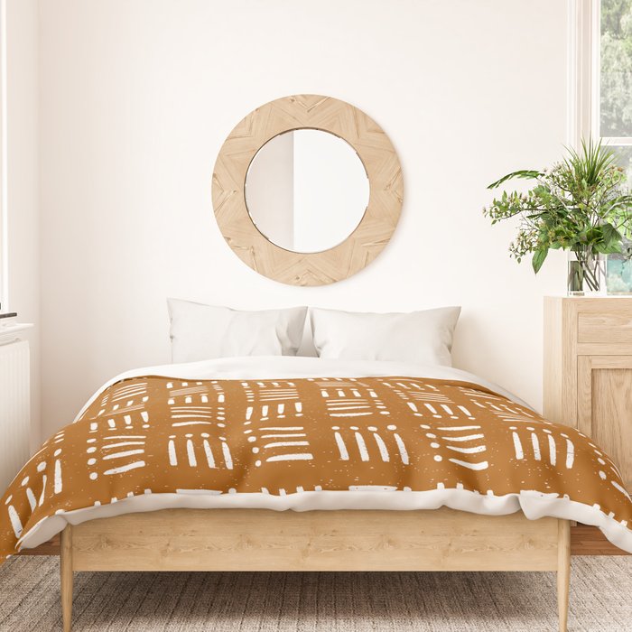 Mudcloth | Clay Duvet Cover Gallery Image 3